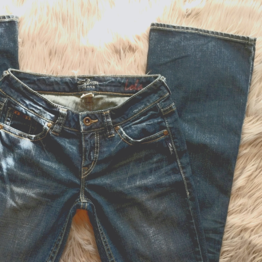 *Flare* Silver Jeans - Lola 28/35